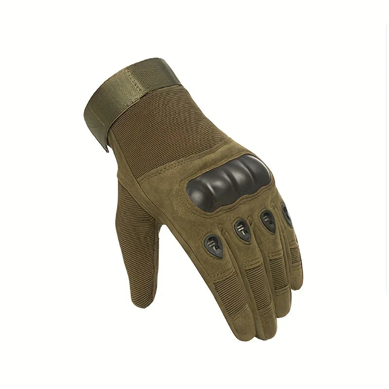 Tactical Military Gloves, Color Bullet Air Gun Shooting, Soldier Combat Anti Slip Bicycle All Finger Gloves, MEN&