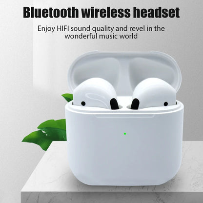 Pro 4 TWS Wireless Headphones Earphone Bluetooth-compatible 5.0 Waterproof Headset with Mic for Xiaomi iPhone Pro4 Earbuds