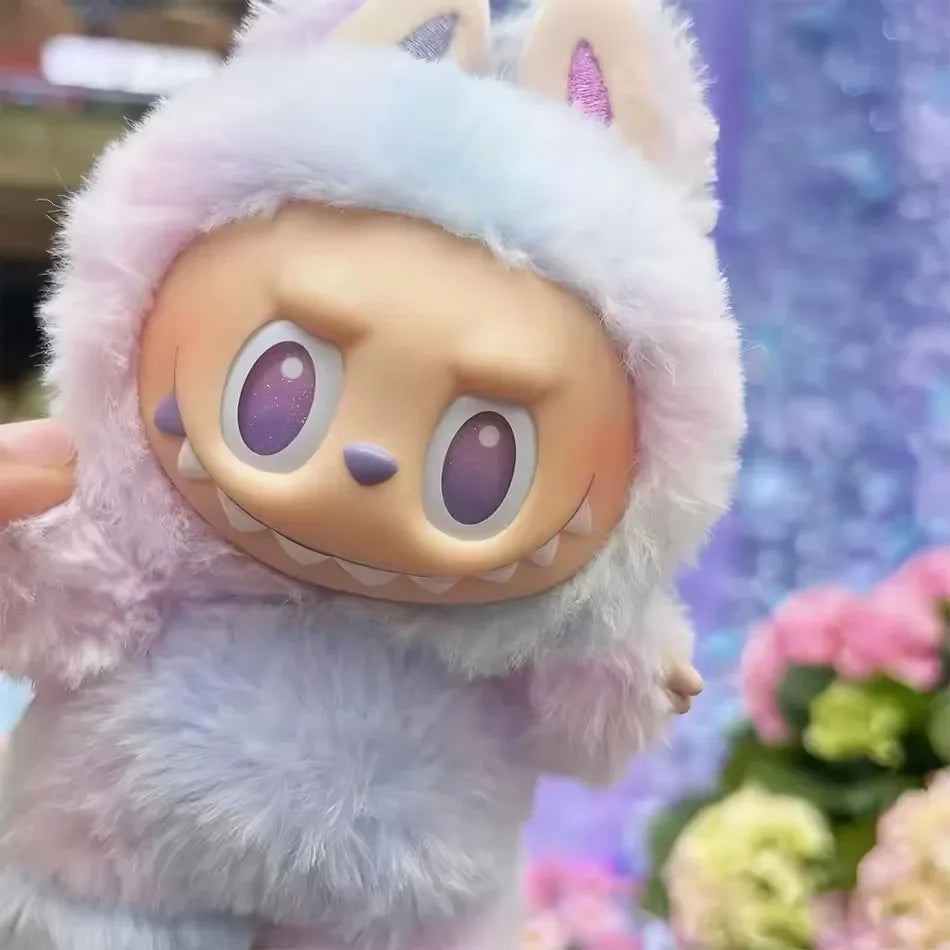 New labubu v3 monster series high energy vinyl pendant box blind character kawaii dollface keychain decorative gift