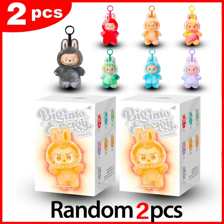 1:1 High Quality for La BuBu Blind Box Series PVC for La BuBu Macaron Pendant Doll Monster Keychain Birthday Christmas Gift