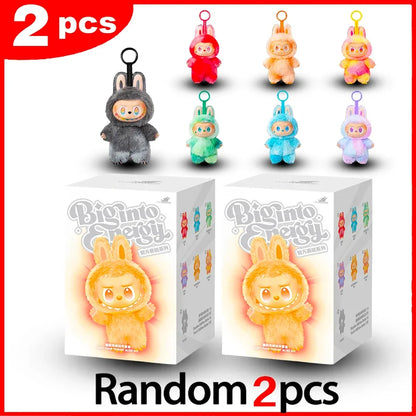 1:1 High Quality for La BuBu Blind Box Series PVC for La BuBu Macaron Pendant Doll Monster Keychain Birthday Christmas Gift