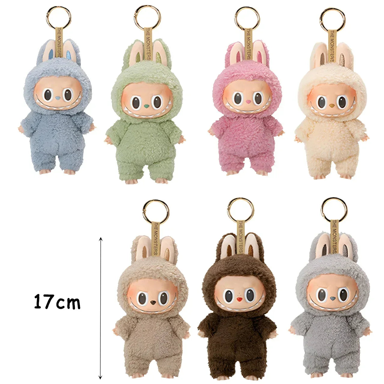 1:1 High Quality for La BuBu Blind Box Series PVC for La BuBu Macaron Pendant Doll Monster Keychain Birthday Christmas Gift