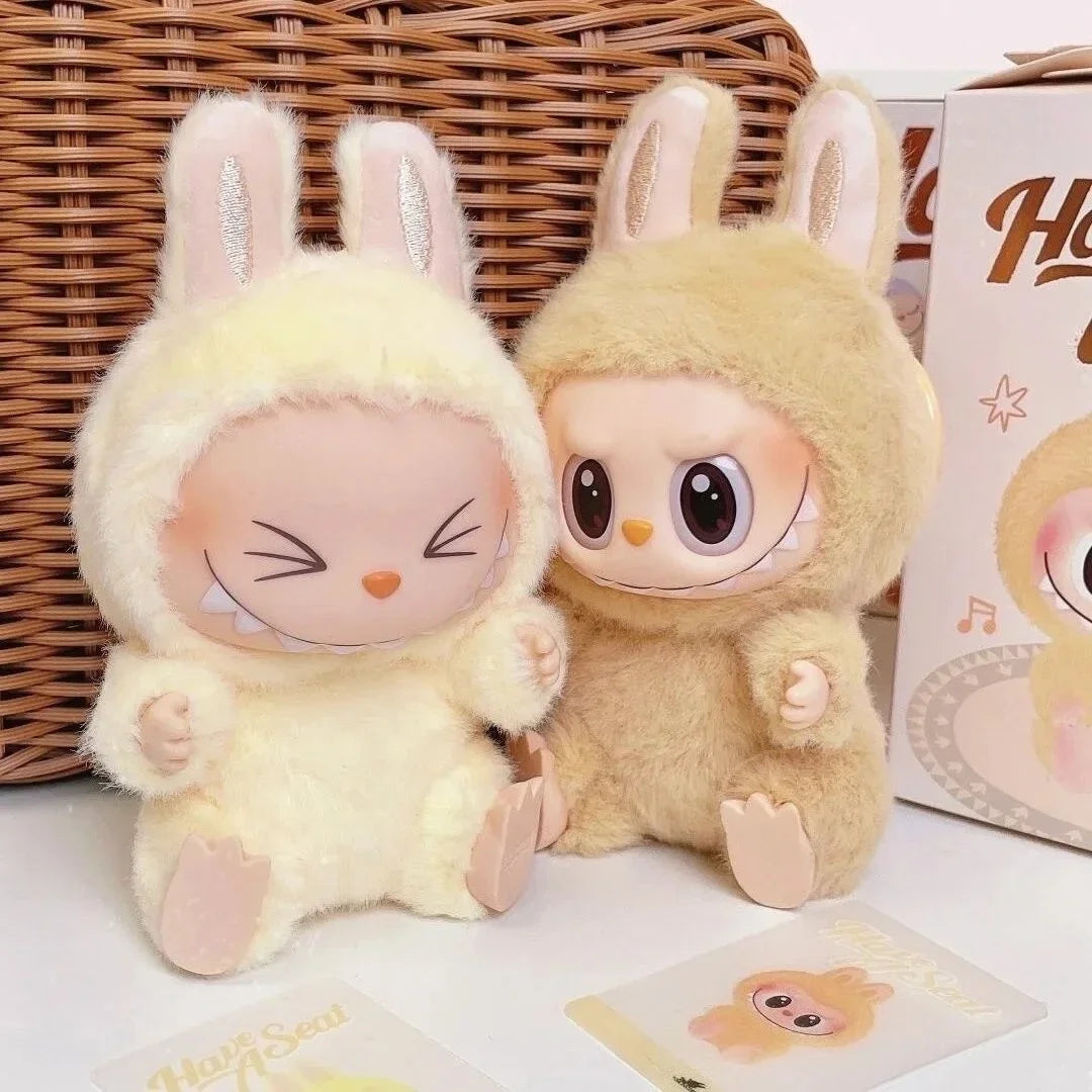 1:1 High Quality for La BuBu Blind Box Series PVC for La BuBu Macaron Pendant Doll Monster Keychain Birthday Christmas Gift