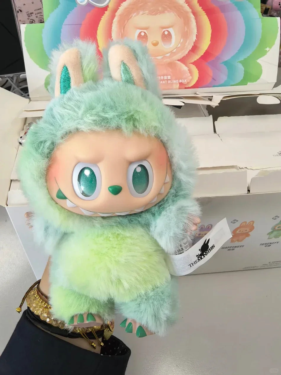 1:1 High Quality for La BuBu Blind Box Series PVC for La BuBu Macaron Pendant Doll Monster Keychain Birthday Christmas Gift