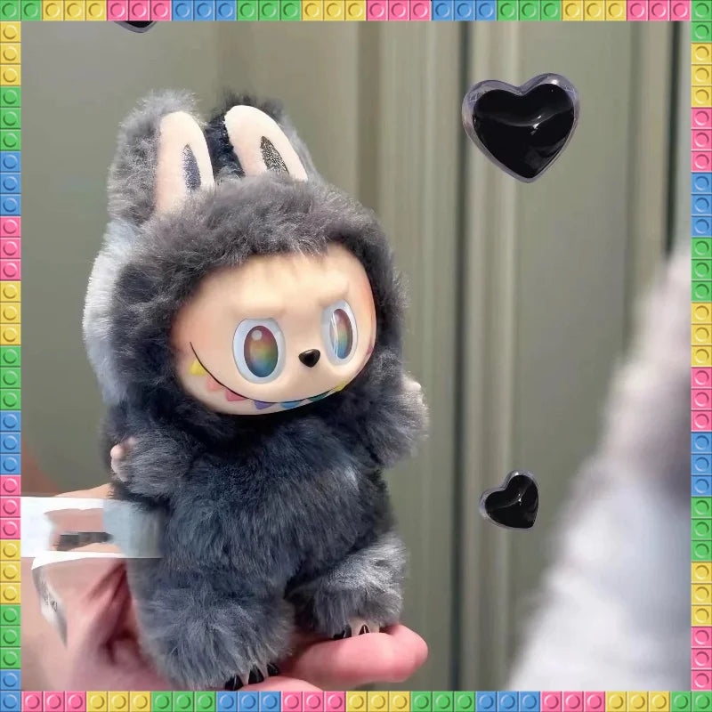 1:1 High Quality for La BuBu Blind Box Series PVC for La BuBu Macaron Pendant Doll Monster Keychain Birthday Christmas Gift