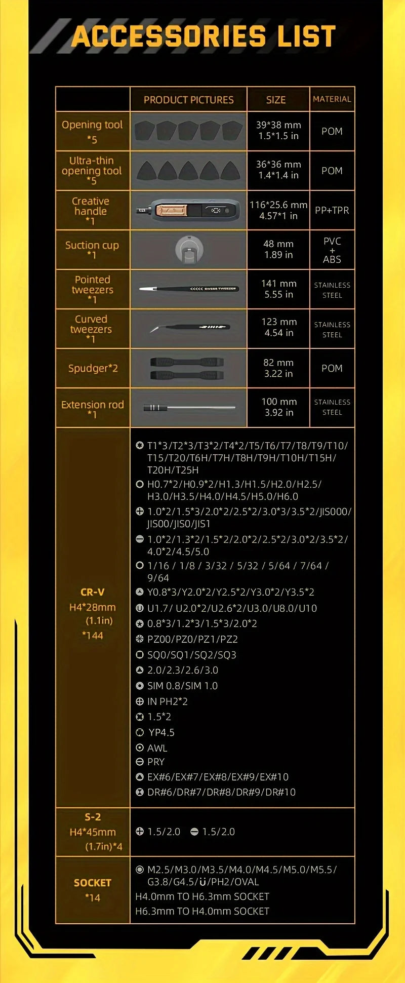 180 in 1 Precision Multifunctional Screwdriver Set, Magnetic Phillips Bits, Mobile iPhone &amp; PC &amp; Glasses Manual Repair Tool Kit