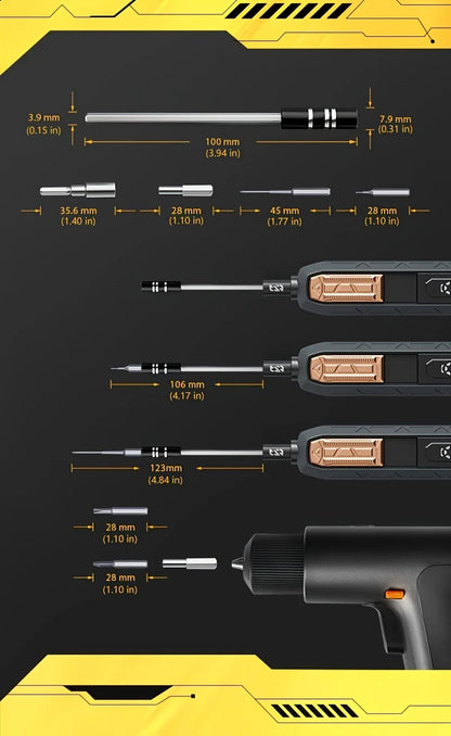 180 in 1 Precision Multifunctional Screwdriver Set, Magnetic Phillips Bits, Mobile iPhone &amp; PC &amp; Glasses Manual Repair Tool Kit