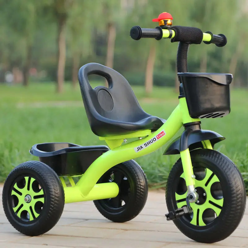 LazyChild Children Tricycle Kids Balance Bike Three-Wheeled Children&