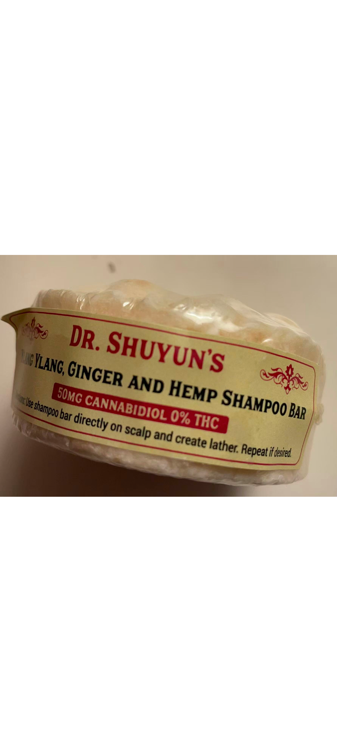 Ginger & Hemp CBD Shampoo Bar