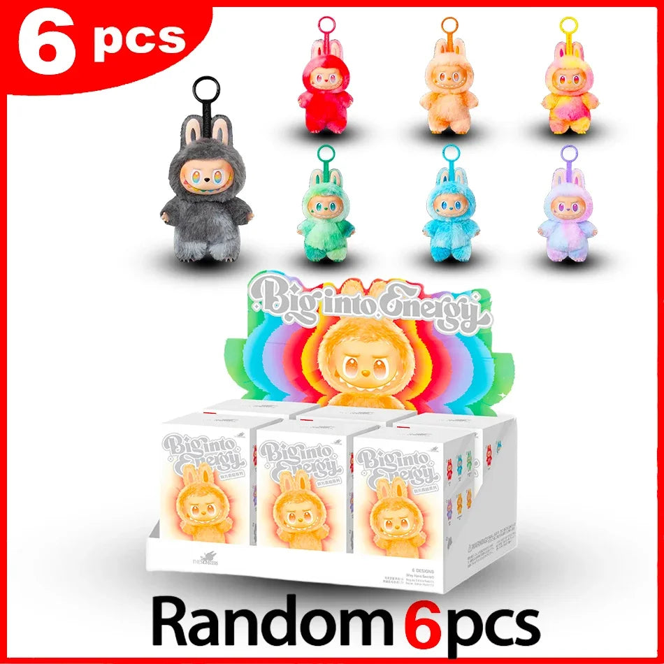 1:1 High Quality for La BuBu Blind Box Series PVC for La BuBu Macaron Pendant Doll Monster Keychain Birthday Christmas Gift