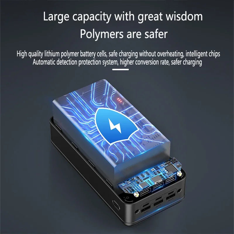 Free Shipping 2024New Hot Sales Universal 5V 2.1a Fast Charging 50000 MAh Large Capacity Charging BankFast ChargingMobile Power