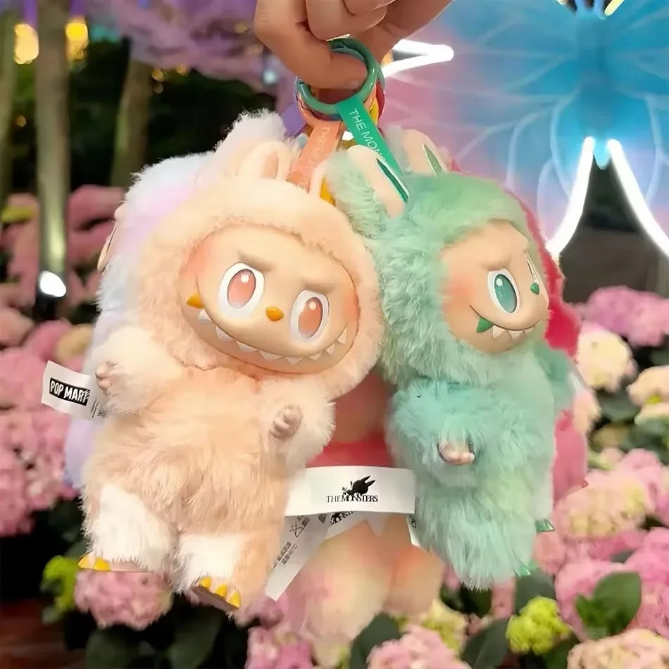 New labubu v3 monster series high energy vinyl pendant box blind character kawaii dollface keychain decorative gift