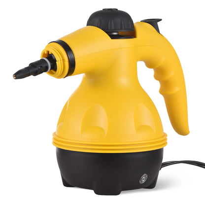 Romellar High-Pressure Handheld Steam Cleaner | Chemical-Free Deep Cleaning for Home, Car &amp; Upholstery | Kills 99.99% Germs | Includes 14 Accessories