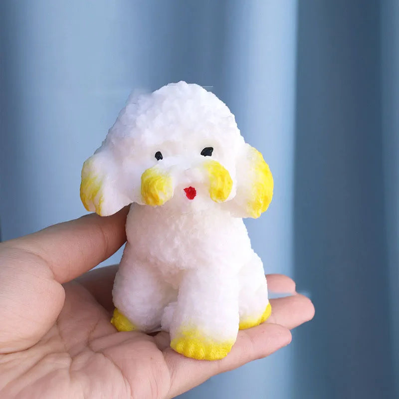 Taba Squishy Puppy Toy – Cute Dog Fidget Gift for Kids &amp; Pet Lovers