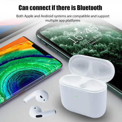 Pro 4 TWS Wireless Headphones Earphone Bluetooth-compatible 5.0 Waterproof Headset with Mic for Xiaomi iPhone Pro4 Earbuds