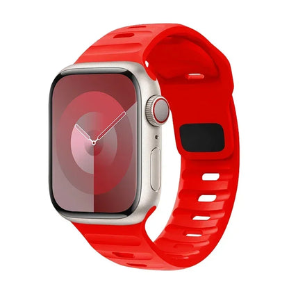 Silicone Sport Strap For Apple Watch Band 49mm 45mm 44mm 42mm 40mm 41mm 38 correa bracelet iwatch Series 9 8 7 6 5 4 3 se ultra