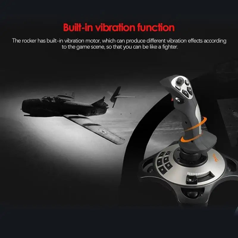 2022.For PXN-2113 Flight Simulator Gamepad Vibration Controller USB Wired Gaming Joystick Joypad For PC/Desktop Game Accessories