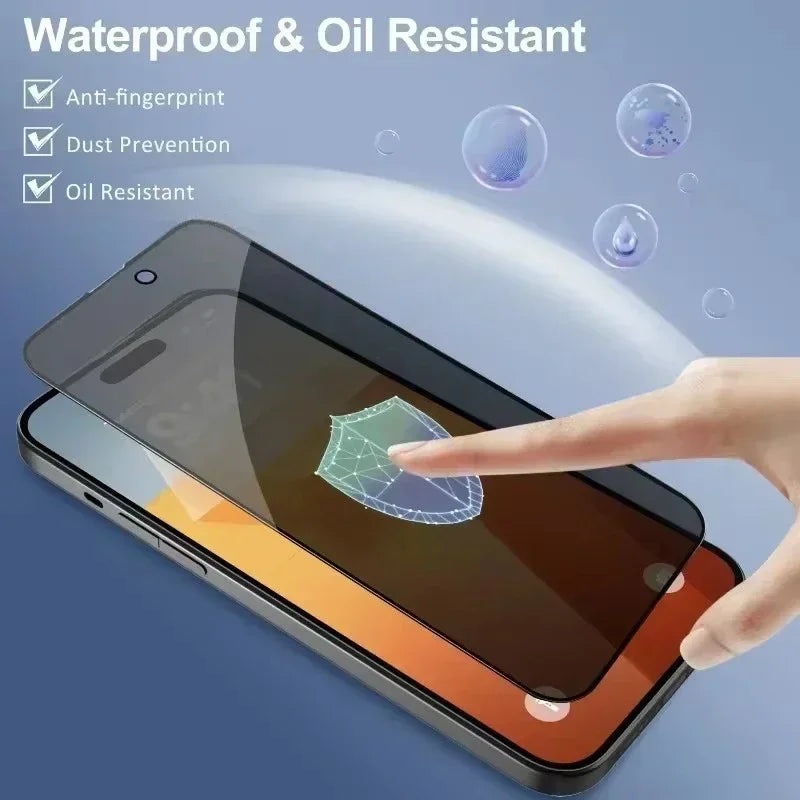5-Pack Privacy Screen Protector for iPhone 11–15 Pro Max Anti-Spy Glass