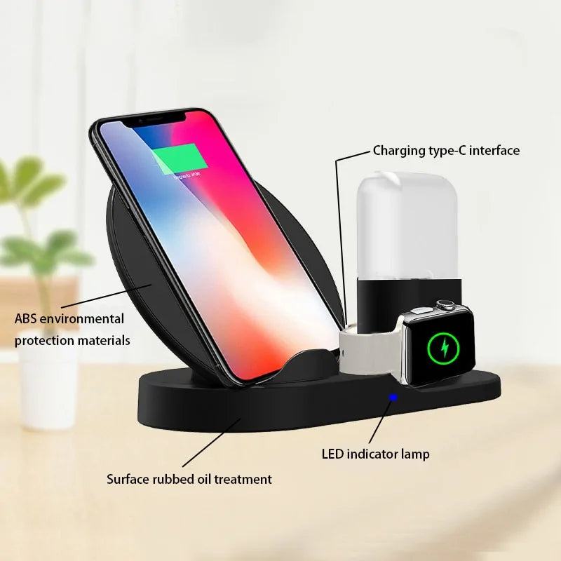 3-In-1 Wireless Charger Dock Station