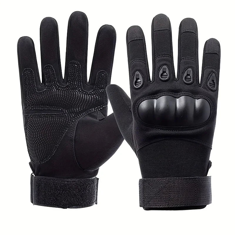 Tactical Military Gloves, Color Bullet Air Gun Shooting, Soldier Combat Anti Slip Bicycle All Finger Gloves, MEN&